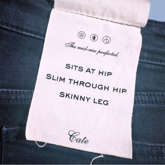 NWT Rag & Bone ‘Cate’ Mid-Rise Ankle Length Skinny Jean in “Oxford” Wash Size 24 - Picture 16 of 16